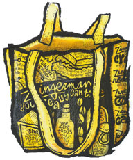 Zingerman's Yellow Canvas Tote Bag