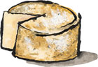 Cabot Clothbound Cheddar Cheese aged at Jasper Hill