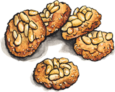 Pignoli Pine Nut, Almond, & Hazelnut Cookies