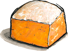Red Rock Cheddar Cheese from Roelli Cheese Haus
