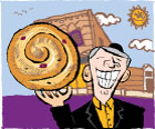 Rosh Hashanah Round Plain Challah Bread